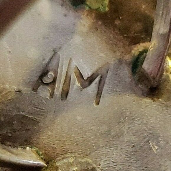 Navajo Signed No.8 mine Turquoise sterling silver ring s5.5   (NAR 1127) - Picture 4 of 8